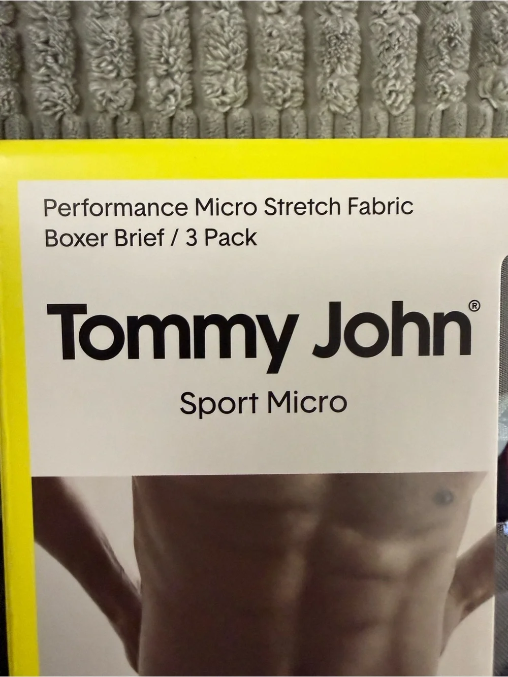 Tommy John Black and Gray Boxer Briefs Pack - Sport Micro